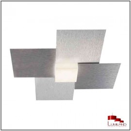 Plafonnier CREO finition métal aluminium L.E.D intégrée
