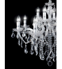 Lustre FLORIAN à pampilles chrome ou doré | Lumiland