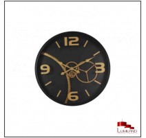 Horloge TEMPO, Noir et Or, D59cm