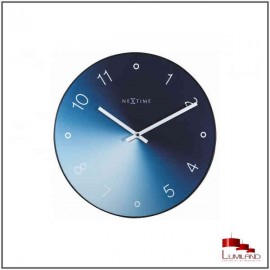 Horloge GRADIENT, Bleue, D40cm