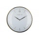 Horloge GLAMOUR, Blanche et Or, D40cm