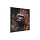 Tableau GRAFFITI, Noir et Multicolore, Gorille, 100 x 100