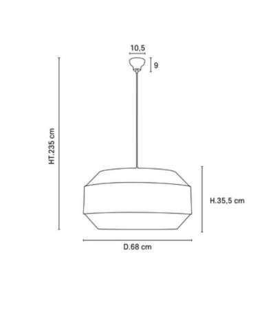 Suspension COSINESS chaleureuse et originale