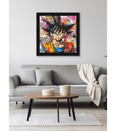 Tableaux POP CULTURE Pikachu, Stitch, Luffy & Sangoku