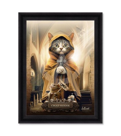 Tableaux BINET 50x70 cm - Chat-Nel, Chat-Blis, Chat-Noine