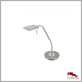 Lampe BERGAMO, Nickel Mat, LEDS Intégrées