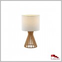 Lampe SCANDI, bois clair, abt jour blanc, 1 lumière, style nature
