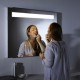 Miroir Salle de bain LIGHT 2, éclairage intégré, interrupteur sensitif