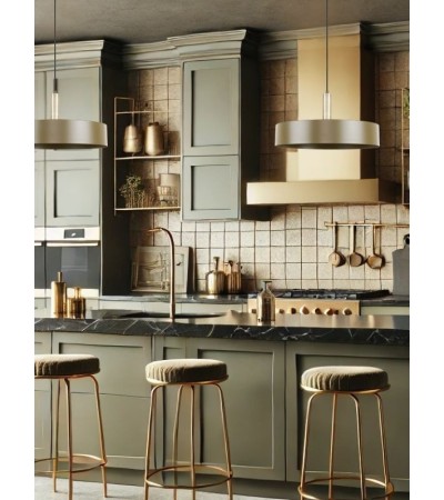 Suspension industrielle ATELIER 50 - Design métal (Ø 50 cm)