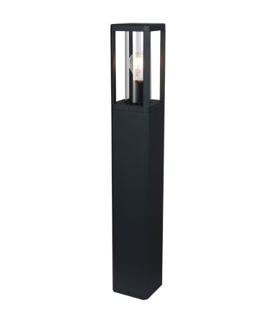 Borne extérieure NEVADA : Noir, H80 cm, design moderne