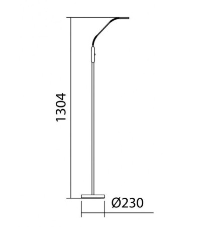 Liseuse LED ARO : Éclairage CCT dimmable noir design