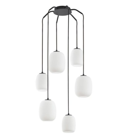 Suspension JAP – Luminaire moderne à 6 lumières. Idéal grands espaces