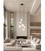 Suspension JAP – Luminaire moderne à 6 lumières. Idéal grands espaces
