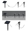 Spots solaires OBIDOS à piquer – 3 projecteurs LED, solaire & USB