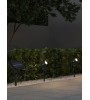 Spots solaires OBIDOS à piquer – 3 projecteurs LED, solaire & USB