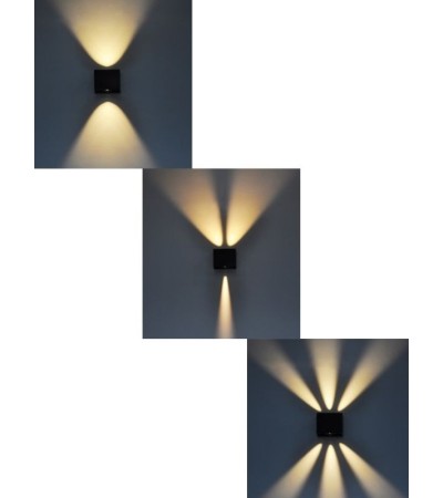 Applique extérieure LUXO blanche LED 10W à faisceau orientable