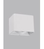 Applique extérieure LUXO blanche LED 10W à faisceau orientable
