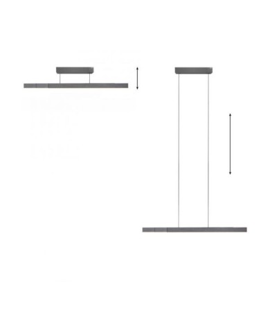 Suspension LED PURE Moto-Rise – Hauteur & longueur motorisées