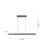 Suspension LED PURE Moto-Rise – Hauteur & longueur motorisées