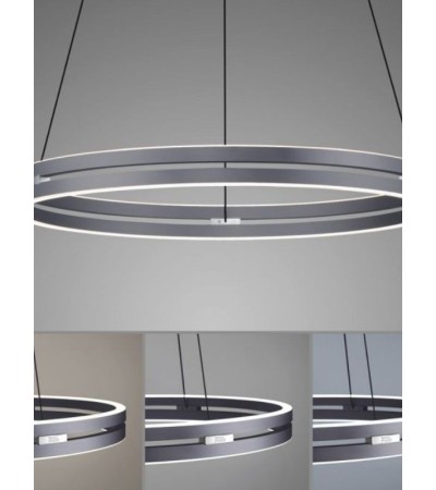 Suspension LED E-LOOP motorisée design PURE – Paul Neuhaus