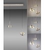 Suspension LED 3 lumières connectée avec CCT & Comfort Lift