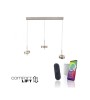 Suspension LED 3 lumières connectée avec CCT & Comfort Lift