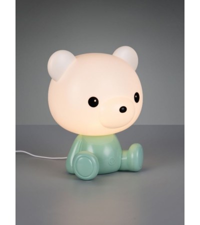 Veilleuse CUTIE - Ourson RGB vert ou rose - Tactile USB