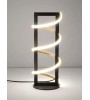 Lampe design GWEN LED – Noir & or – Spirale dimmable