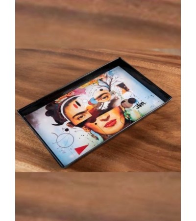 Plateau rectangulaire 25x16 – Collection artistique design