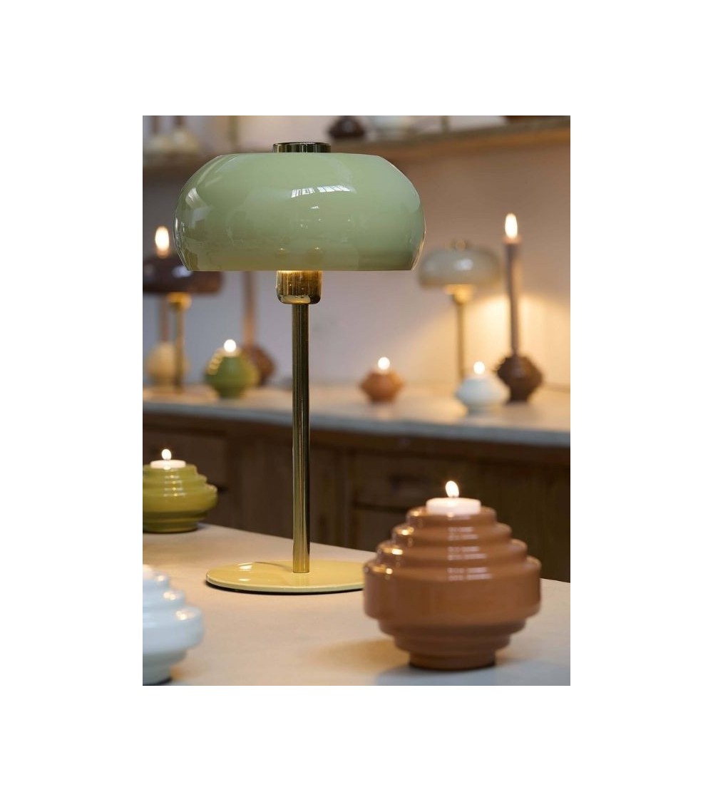 Lampe de bureau SURIN 40 cm – Vert/Or ou Nickel Lampe de bureau SURIN 40 cm – Vert/Or ou Nickel