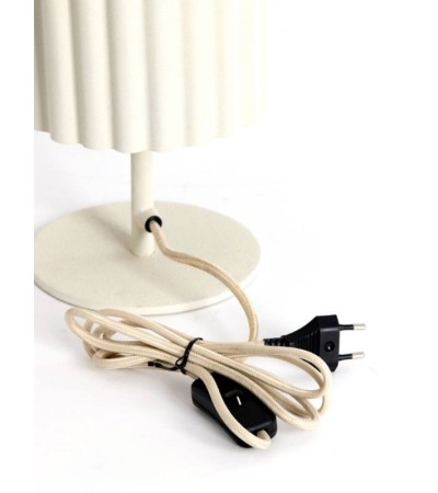 Lampe à poser ARDALES crème – 16x30 cm ou 16x42 cm
