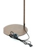 Lampadaire DONIO bois marron – H155 cm – Light & Living