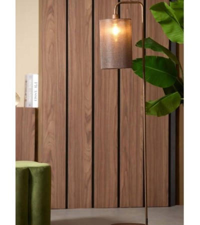 Lampadaire DONIO bois marron – H155 cm – Light & Living