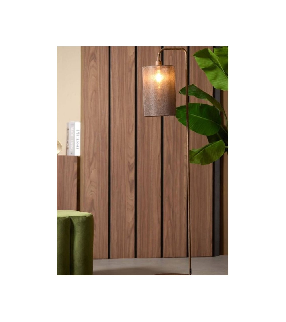 Lampadaire DONIO bois marron – H155 cm – Light & Living Lampadaire DONIO bois marron – H155 cm – Light & Living