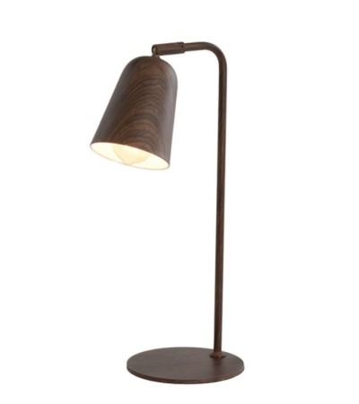 Lampe SALOMO sable ou marron foncé – H47 cm – Style bois
