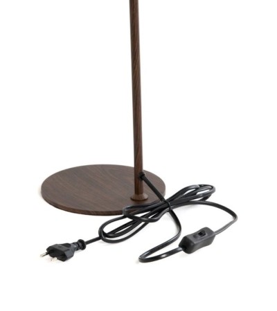 Lampe SALOMO sable ou marron foncé – H47 cm – Style bois