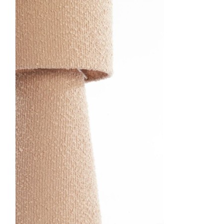 Lampe MIKKEL boucle sable – H58 cm – Design cocooning