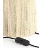 Lampe à poser PINITO en jute crème – Ø35xH51 cm