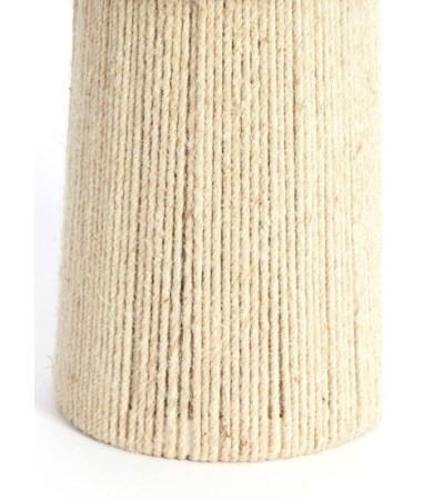 Lampe à poser PINITO en jute crème – Ø35xH51 cm
