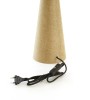 Lampe à poser MICKY – Textile vert olive – Hauteur 58 cm