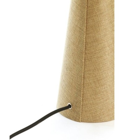 Lampe à poser MICKY – Textile vert olive – Hauteur 58 cm
