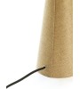 Lampe à poser MICKY – Textile vert olive – Hauteur 58 cm