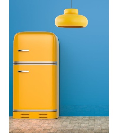 Suspension NEIVA Ø40 cm – Jaune, Vert ou Crème – Design rétro