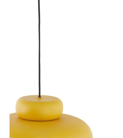 Suspension NEIVA Ø40 cm – Jaune, Vert ou Crème – Design rétro