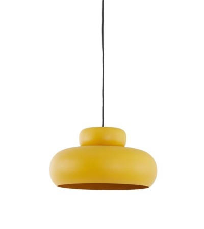 Suspension NEIVA Ø40 cm – Jaune, Vert ou Crème – Design rétro