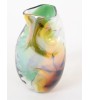 Vase PANACHE en verre soufflé multicolore – Vase déco design 31 cm