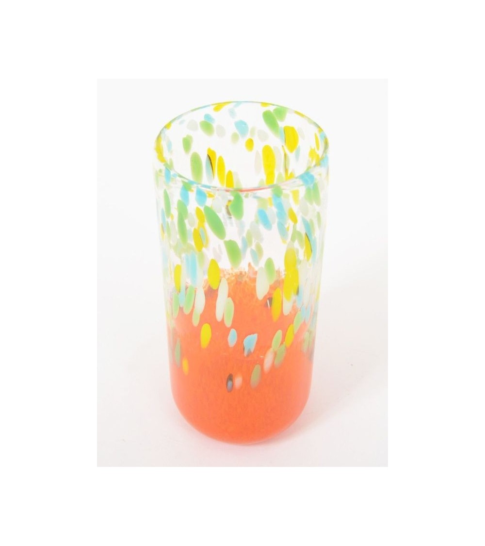 Vase CHAMARRÉ en verre coloré – Vase déco festif 31 cm Vase CHAMARRÉ en verre coloré – Vase déco festif 31 cm