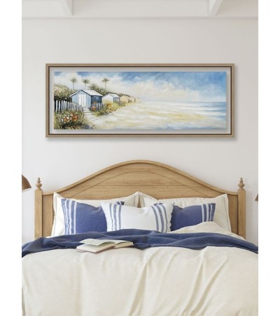Tableau bord de mer 50×150 cm – Impression retouchée main