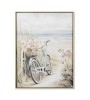 Tableau VÉLO MER 60x80 cm : Ambiance bord de mer