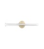 Applique murale OSLO doré satiné – Design moderne en 35 ou 65 cm